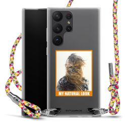 New Carry Case Transparent Stoff colourful/silber