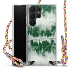 New Carry Case Transparent Stoff colourful/silber