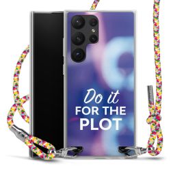 New Carry Case Transparent Stoff colourful/silber