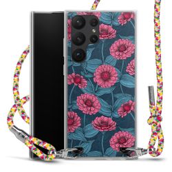 New Carry Case Transparent Stoff colourful/silber