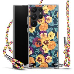 New Carry Case Transparent Stoff colourful/silber