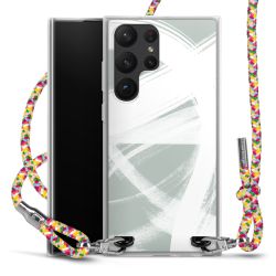 New Carry Case Transparent Stoff colourful/silber