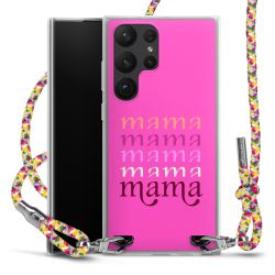 New Carry Case Transparent Stoff colourful/silber