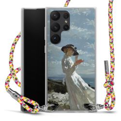 New Carry Case Transparent Stoff colourful/silber