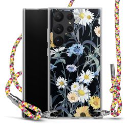 New Carry Case Transparent Stoff colourful/silber