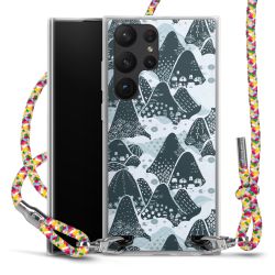 New Carry Case Transparent Stoff colourful/silber