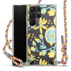 New Carry Case Transparent Stoff colourful/silber