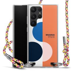 New Carry Case Transparent Stoff colourful/silber