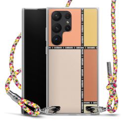 New Carry Case Transparent Stoff colourful/silber