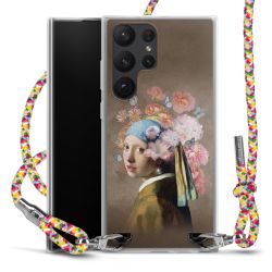 New Carry Case Transparent Stoff colourful/silber