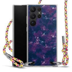 New Carry Case Transparent Stoff colourful/silber