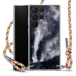 New Carry Case Transparent Stoff colourful/silber