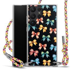 New Carry Case Transparent Stoff colourful/silber