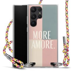 New Carry Case Transparent Stoff colourful/silber