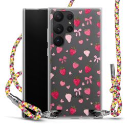 New Carry Case Transparent Stoff colourful/silber