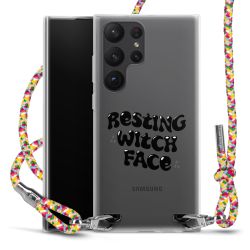 New Carry Case Transparent Stoff colourful/silber