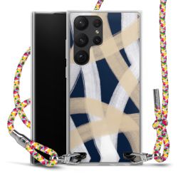 New Carry Case Transparent Stoff colourful/silber