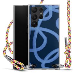 New Carry Case Transparent Stoff colourful/silber