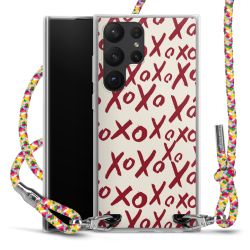 New Carry Case Transparent Stoff colourful/silber