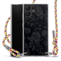 New Carry Case Transparent Stoff colourful/silber