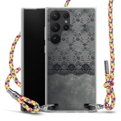 New Carry Case Transparent Stoff colourful/silber