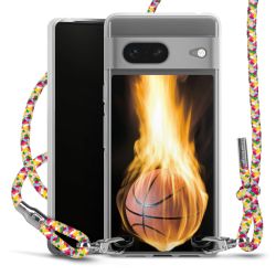 New Carry Case Transparent Stoff colourful/silber