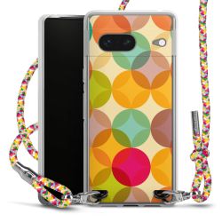 Carry Case Transparent Fabric colourful