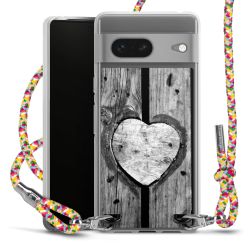 New Carry Case Transparent Stoff colourful/silber