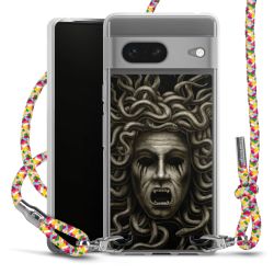 New Carry Case Transparent Stoff colourful/silber