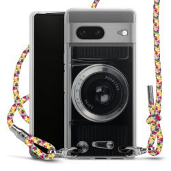 New Carry Case Transparent Stoff colourful/silber