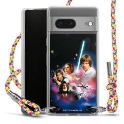 New Carry Case Transparent Stoff colourful/silber