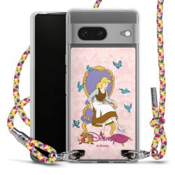 New Carry Case Transparent Stoff colourful/silber