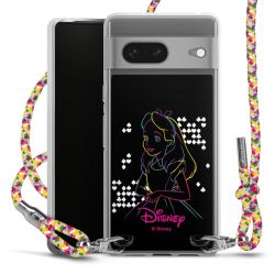 New Carry Case Transparent Stoff colourful/silber