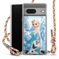 New Carry Case Transparent Stoff colourful/silber