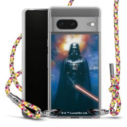 New Carry Case Transparent Stoff colourful/silber