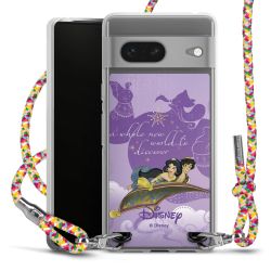 New Carry Case Transparent Stoff colourful/silber