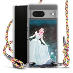 New Carry Case Transparent Stoff colourful/silber