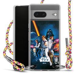 New Carry Case Transparent Stoff colourful/silber