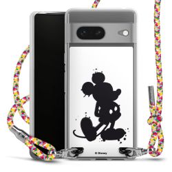 New Carry Case Transparent Stoff colourful/silber