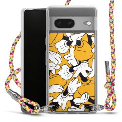 New Carry Case Transparent Stoff colourful/silber