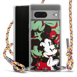 New Carry Case Transparent Stoff colourful/silber