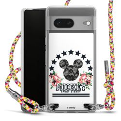 New Carry Case Transparent Stoff colourful/silber