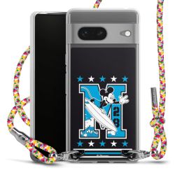 New Carry Case Transparent Stoff colourful/silber