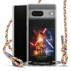 New Carry Case Transparent Stoff colourful/silber