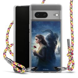 New Carry Case Transparent Stoff colourful/silber