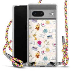 New Carry Case Transparent Stoff colourful/silber