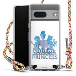 New Carry Case Transparent Stoff colourful/silber