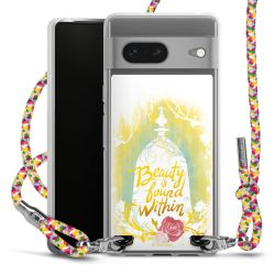 New Carry Case Transparent Stoff colourful/silber