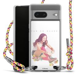 New Carry Case Transparent Stoff colourful/silber