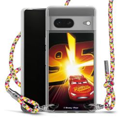 New Carry Case Transparent Stoff colourful/silber